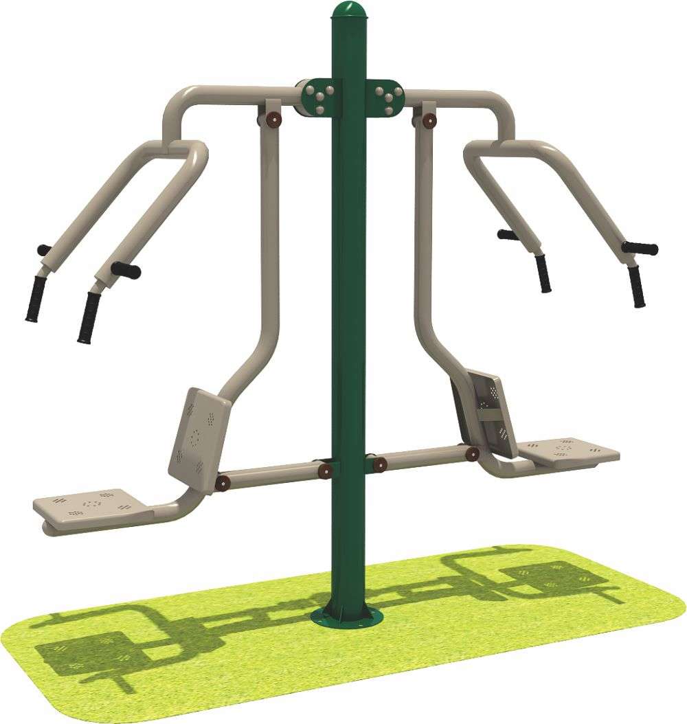 开云健身器材 限位双人坐