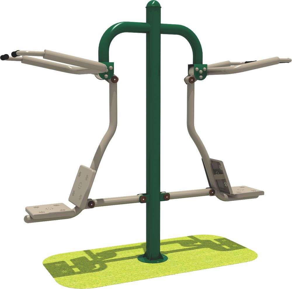 开云健身器材 限位双人坐