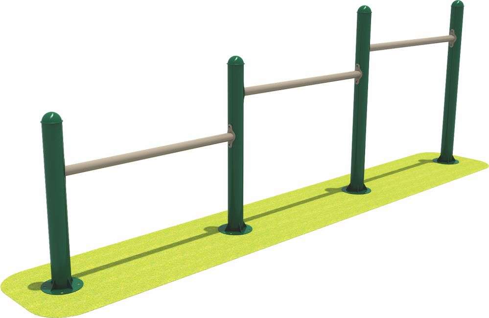 开云健身器材 三人压腿器