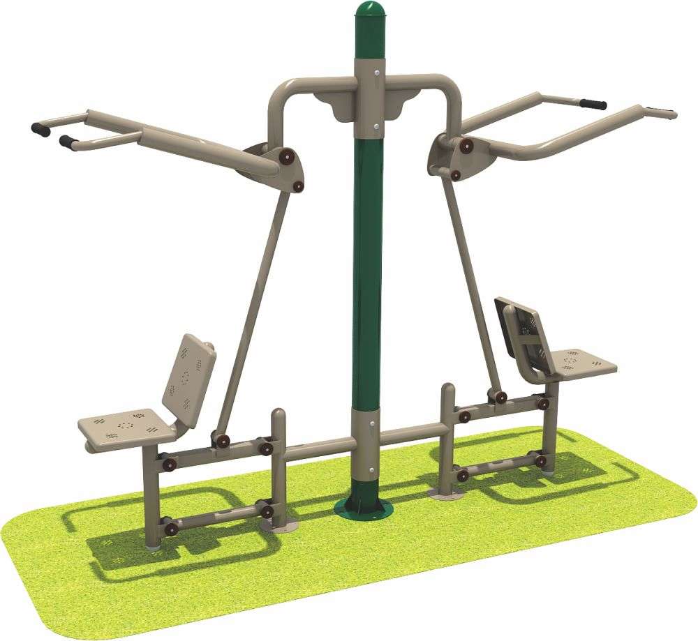 开云健身器材 双人坐拉器